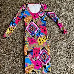 Long sleeve bodycon dress